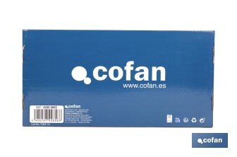 Grifo de cocina monomando con rociador | Caño giratorio 360° | Cuerpo de latón | Medidas: ø5 x 48 x 22 cm | Disponible en gris antracita metalizado - Cofan