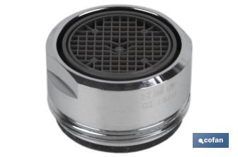 Filtro de Grifo Aireador | Métrica 24 y 28 mm | Sistema de Ahorro de Agua al 50% - Cofan