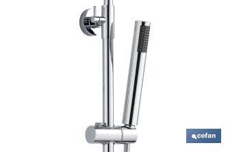 Columna de Ducha con Grifería Monomando | 5 Piezas |Fabricado en ABS Cromado - Cofan