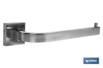 Porte-serviette en Acier Inoxydable 304 Brillant | Modèle Marvao | Dimensions 24,7 x 8,3 x 5,3 cm - Cofan