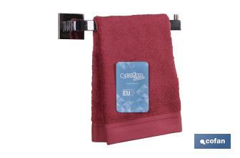 Toallero de Acero Inoxidable 304 Satinado | Modelo Marvao | Medida 24,7 x 8,3 x 5,3 cm - Cofan