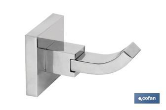 Robe hook | Marvao Model | 304 stainless steel | Polished finish - Cofan