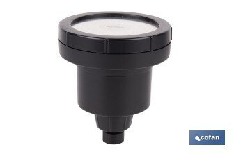 Rociador de ducha de alta presión con acabado en negro | Incluye filtro de 15 etapas | Rotación 360° | Fácil instalación y ahorro de agua - Cofan