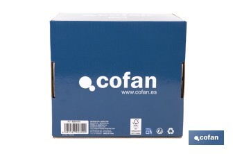 Rociador de ducha de alta presión con acabado en negro | Incluye filtro de 15 etapas | Rotación 360° | Fácil instalación y ahorro de agua - Cofan
