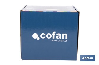 Rociador de ducha de alta presión con acabado en negro | Incluye filtro de 15 etapas | Rotación 360° | Fácil instalación y ahorro de agua - Cofan