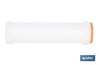 Pack de 4 filtros de repuesto para mango de ducha | Filtración multicapa | Suaviza el agua dura y elimina impurezas | Medidas: 9,5 x 2,6 cm - Cofan