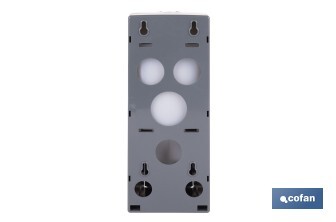 Dosificador de jabón líquido | Capacidad: 600 ml | Material: ABS resistente | Apto para uso comercial | Disponible en dos colores - Cofan
