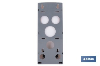 Dosificador de jabón líquido | Capacidad: 600 ml | Material: ABS resistente | Apto para uso comercial | Disponible en dos colores - Cofan