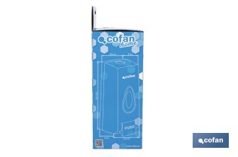 Dosificador de jabón líquido | Capacidad: 600 ml | Material: ABS resistente | Apto para uso comercial | Disponible en dos colores - Cofan
