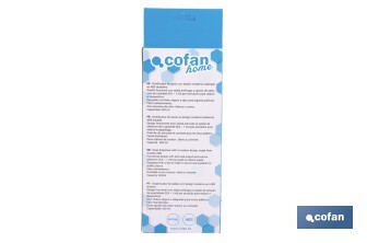 Dosificador de jabón líquido | Capacidad: 600 ml | Material: ABS resistente | Apto para uso comercial | Disponible en dos colores - Cofan