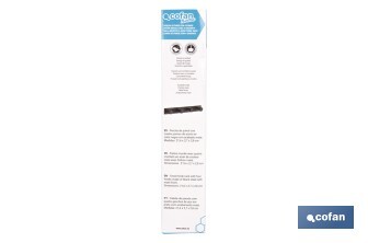 Perchero de pared negro | Material: acero inoxidable | Resistente y elegante | Disponible con diferentes colgadores - Cofan