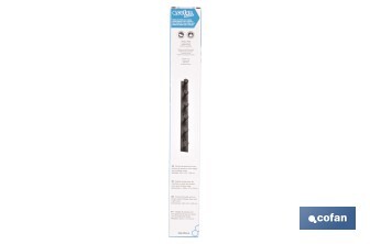 Perchero de pared negro | Material: acero inoxidable | Resistente y elegante | Disponible con diferentes colgadores - Cofan