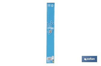 Perchero de pared negro | Material: acero inoxidable | Resistente y elegante | Disponible con diferentes colgadores - Cofan