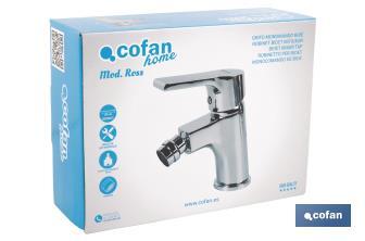 Single-handle bidet tap | Ross Model | Brass | Size: 13 x 11 x 4.5cm - Cofan