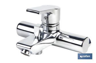 Single-handle bath tap | Ross Model | Brass | Size: 13 x 11 x 18 x 3cm - Cofan