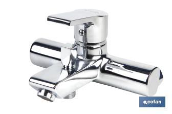 Single-handle bath tap | Ross Model | Brass | Size: 13 x 11 x 18 x 3cm - Cofan