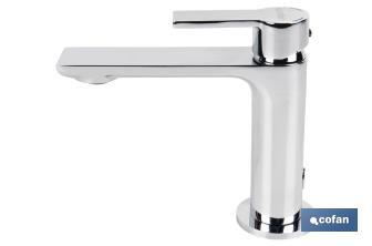 Single-Handle Basin Mixer Tap | Size: 25mm | Matheson Model | Brass with Chrome-Plated Finish - Cofan