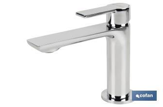 Single-Handle Basin Mixer Tap | Size: 25mm | Matheson Model | Brass with Chrome-Plated Finish - Cofan