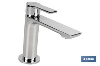 Single-Handle Basin Mixer Tap | Size: 25mm | Matheson Model | Brass with Chrome-Plated Finish - Cofan