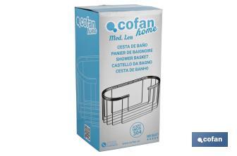  Panier de Salle de Bain | Fabriqué en Acier Inoxydable 304  - Cofan