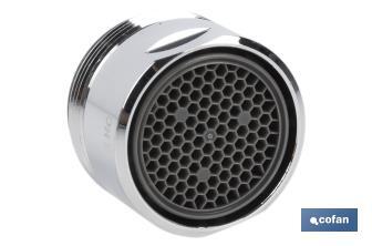Filtro de Grifo Aireador | Métrica 24 y 28 mm | Sistema de Ahorro de Agua al 50% - Cofan