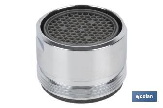 Filtro de Grifo Aireador | Métrica 24 y 28 mm | Sistema de Ahorro de Agua al 50% - Cofan