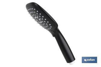Kit Duche | Torneira Cor Preto | Inclui Chuveiro + Bicha + Suporte - Cofan
