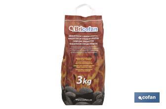 3kg Charcoal briquettes - Cofan