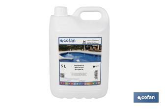 Invernador líquido para piscinas | Capacidad: 5 litros | Agua cristalina en Invierno - Cofan