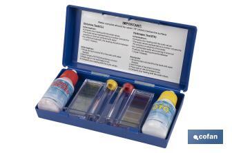 Chlorine and pH test kit for swimming pools | Pool maintenance - Cofan