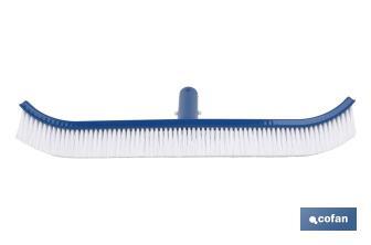 Brosse Courbée pour Piscines | Dimension de la brosse de 45 cm - Cofan