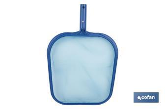 Recoge Hojas Para Superficies de Piscinas | Red con Malla Fina Azul | Medidas 44 x 34 cm - Cofan