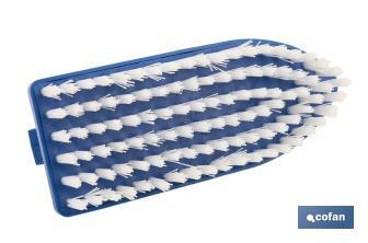 Cepillo de mano para limpiar piscinas | Limpieza eficiente de escalones, juntas y esquinas - Cofan