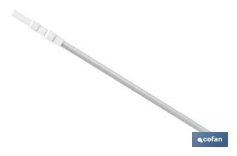 Pértiga Extensible de 100-300 cm para accesorios de limpieza de piscinas - Cofan