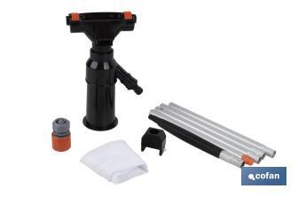 Aspirador de piscina con pértiga de 120 cm | Ideal para una limpieza impecable - Cofan