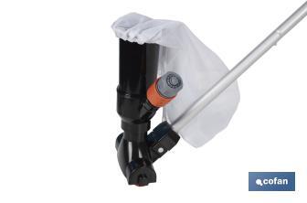 Aspirador de piscina con pértiga de 120 cm | Ideal para una limpieza impecable - Cofan