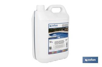 Algicida concentrado de 5 litros para piscinas | Prevención de algas y agua cristalina - Cofan