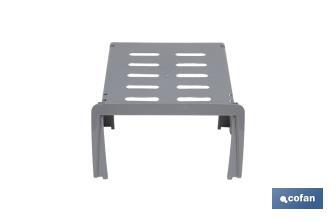 Organizador de zapatos en color gris | Pack de 4 sorportes apilables para maximizar el espacio - Cofan