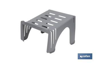 Organizador de zapatos en color gris | Pack de 4 sorportes apilables para maximizar el espacio - Cofan