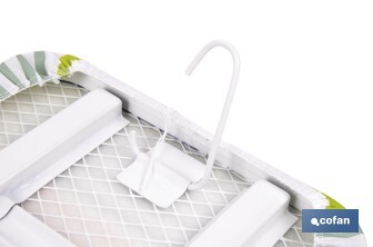 Tabla de planchar de sobremesa | Compacta y ligera | Ideal para viajes y espacios reducidos | Superficie de planchado: 74 x 33 cm - Cofan