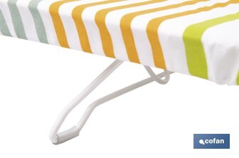 Tabla de planchar de sobremesa | Compacta y ligera | Ideal para viajes y espacios reducidos | Superficie de planchado: 74 x 33 cm - Cofan