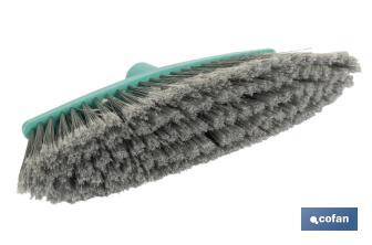 Cepillo de barrer plumado para pequeños espacios | Color: Verde agua - Cofan