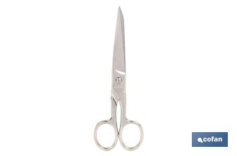 Tijeras de costura profesionales | Hojas de acero al carbono | Precisión y durabilidad en el corte de tejidos | Disponibles en diferentes medidas - Cofan