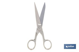 Tijeras de costura profesionales | Hojas de acero al carbono | Precisión y durabilidad en el corte de tejidos | Disponibles en diferentes medidas - Cofan