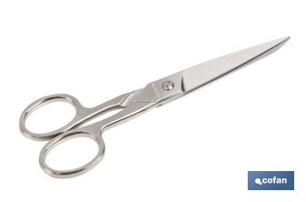 Tijeras de costura profesionales | Hojas de acero al carbono | Precisión y durabilidad en el corte de tejidos | Disponibles en diferentes medidas - Cofan