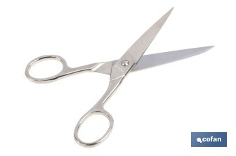 Tijeras de costura profesionales | Hojas de acero al carbono | Precisión y durabilidad en el corte de tejidos | Disponibles en diferentes medidas - Cofan