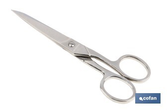 Tijeras de costura profesionales | Hojas de acero al carbono | Precisión y durabilidad en el corte de tejidos | Disponibles en diferentes medidas - Cofan