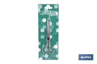 Tijeras de costura profesionales | Hojas de acero al carbono | Precisión y durabilidad en el corte de tejidos | Disponibles en diferentes medidas - Cofan