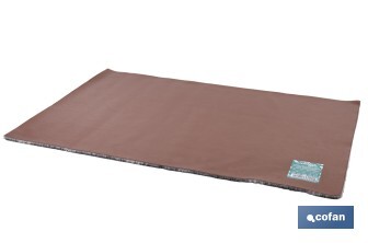 Felpudo de entrada con círculos | Material resistente | Base antideslizante | Adecuado para interior y exterior | Medidas: 50 x 70 cm - Cofan