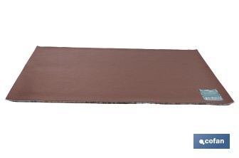 Felpudo de entrada con diseño abstracto de círculos multicolor | Material resistente | Base antideslizante | Diseño abstracto con círculos multicolor | Adecuado para interior y exterior | Medidas: 50 x 70 cm - Cofan